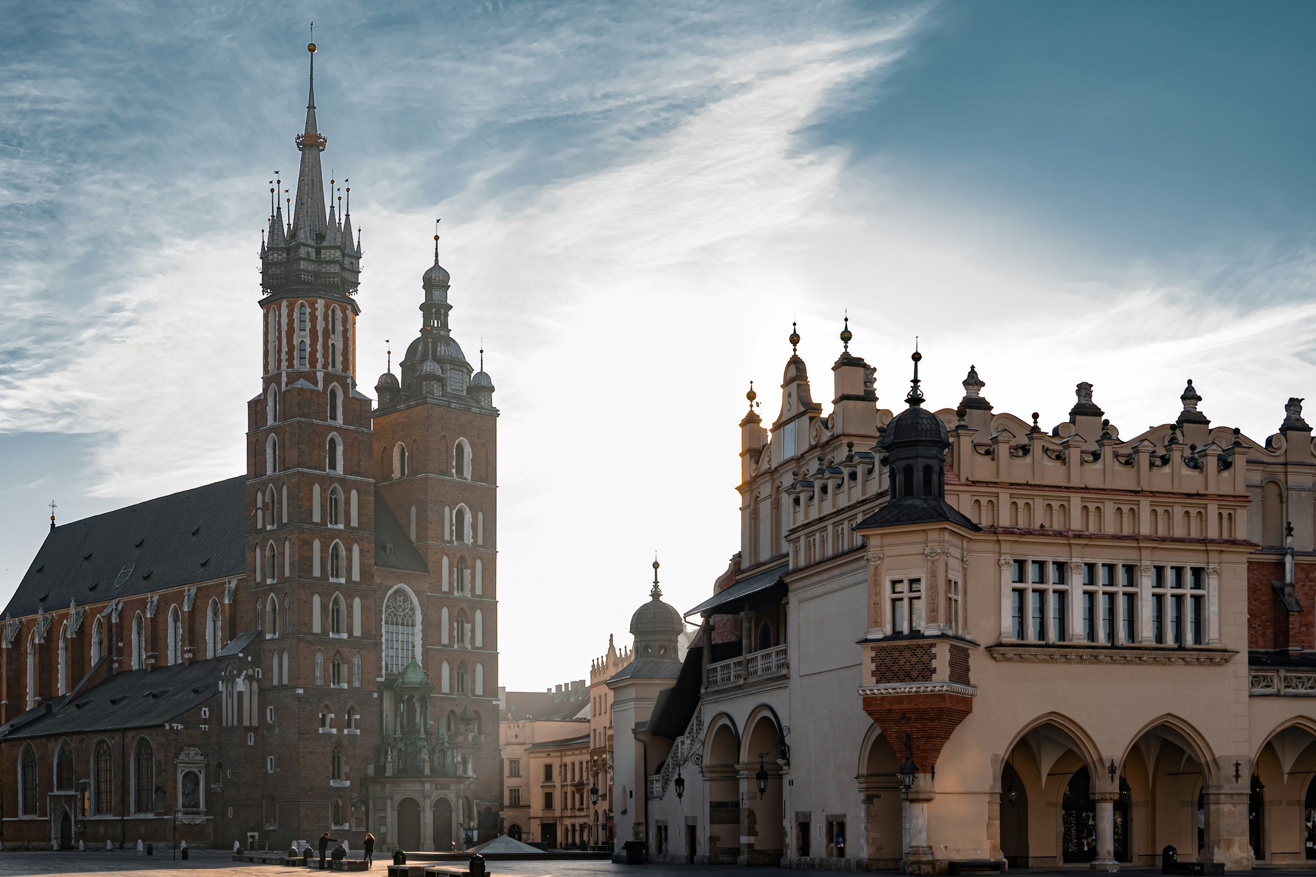 Rynek główny który jest jedną z głównych ciekawe atrakcje Kraków